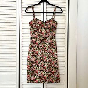 Vintage, early 2000s Betsey Johnson floral dress, size marked P